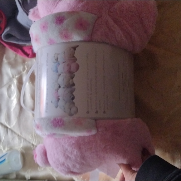 2pc set cuddle pillow and baby blanket hippopotamus - Picture 2 of 5